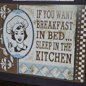🍳METAL KITCHEN SIGN🥞